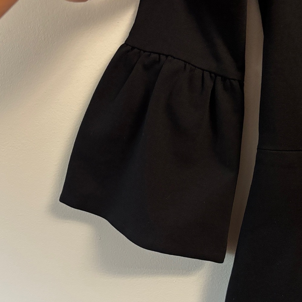 Boden Elegant Black sz 2 bell sleeve Sleeve Dress - Picture 3 of 8
